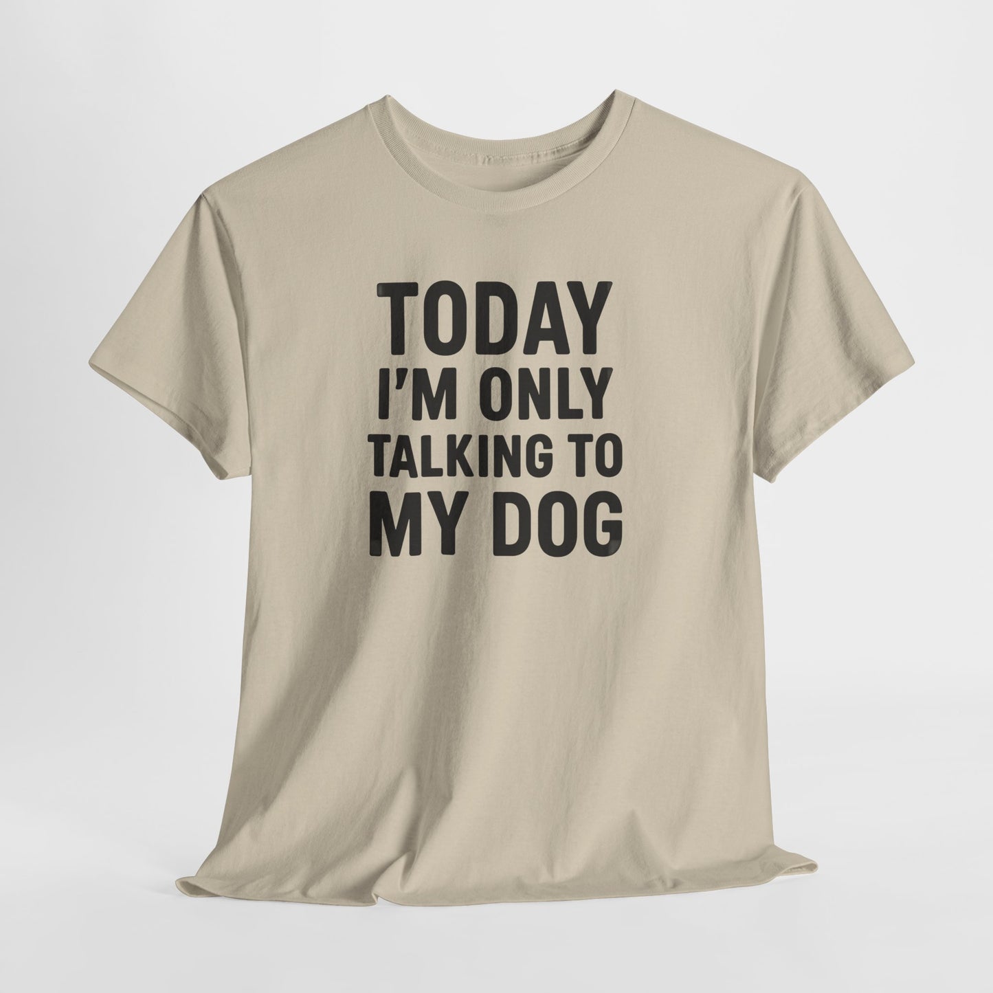Today I'm Only Talking To My Dog Shirt
