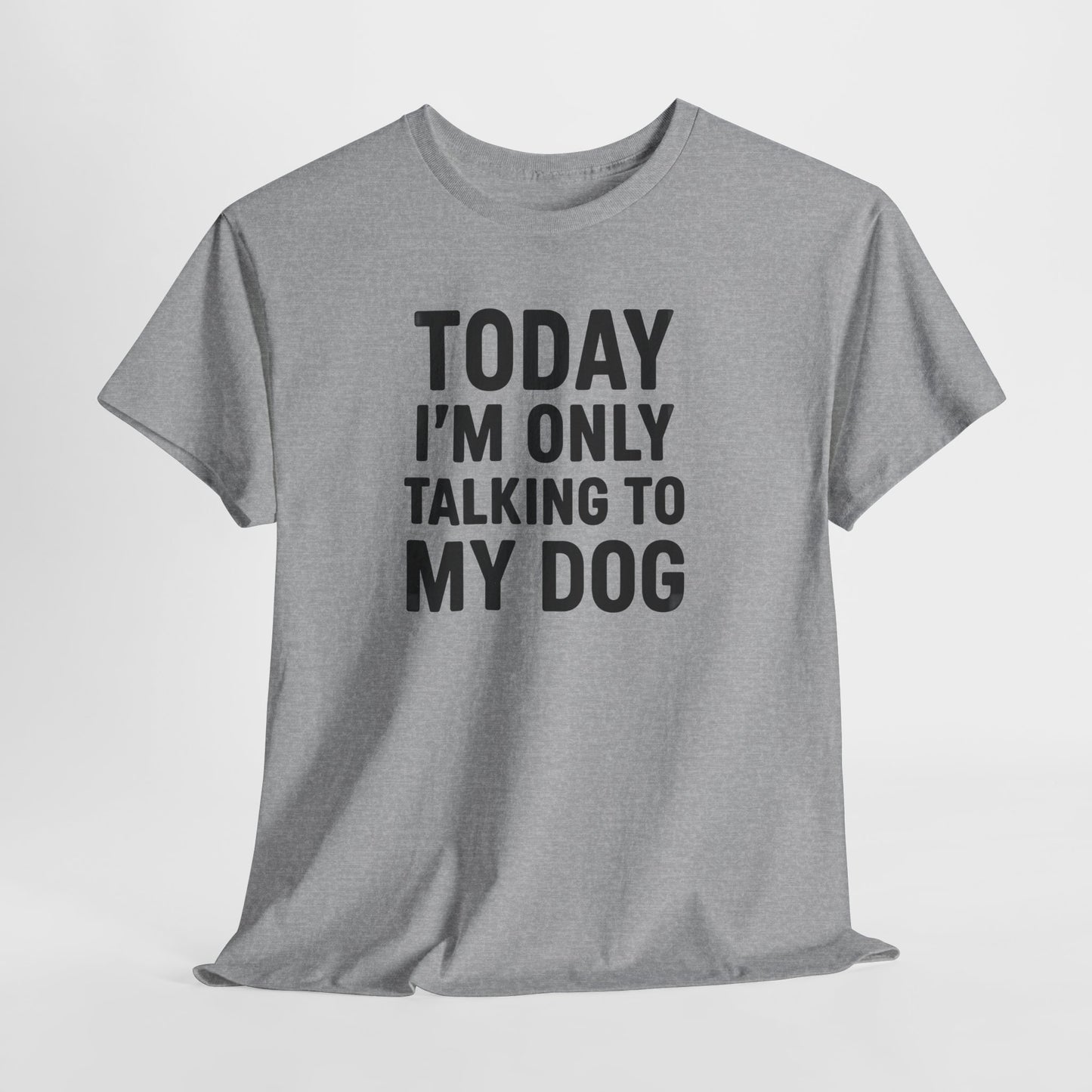 Today I'm Only Talking To My Dog Shirt