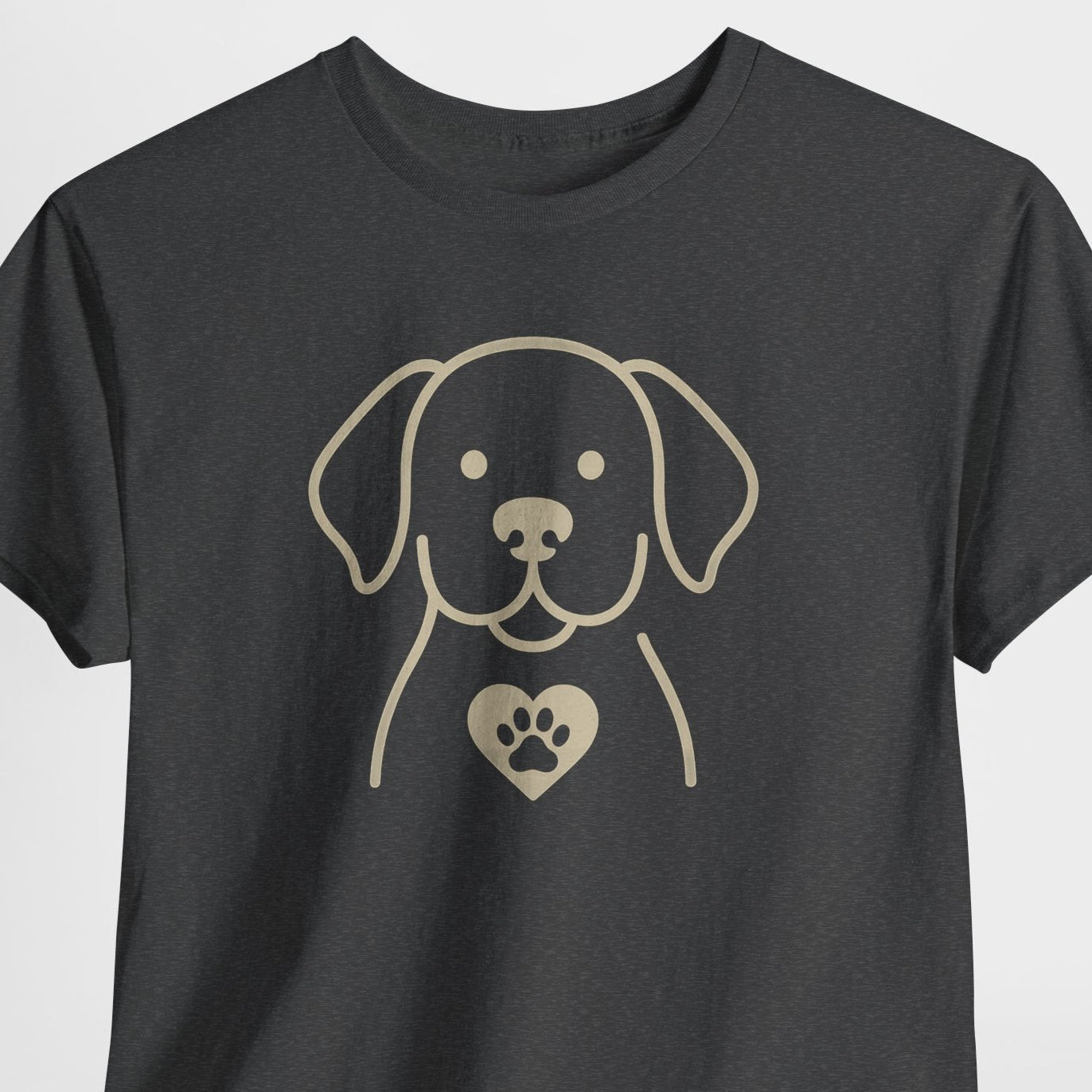 Golden Love Paw Silhouette Shirt