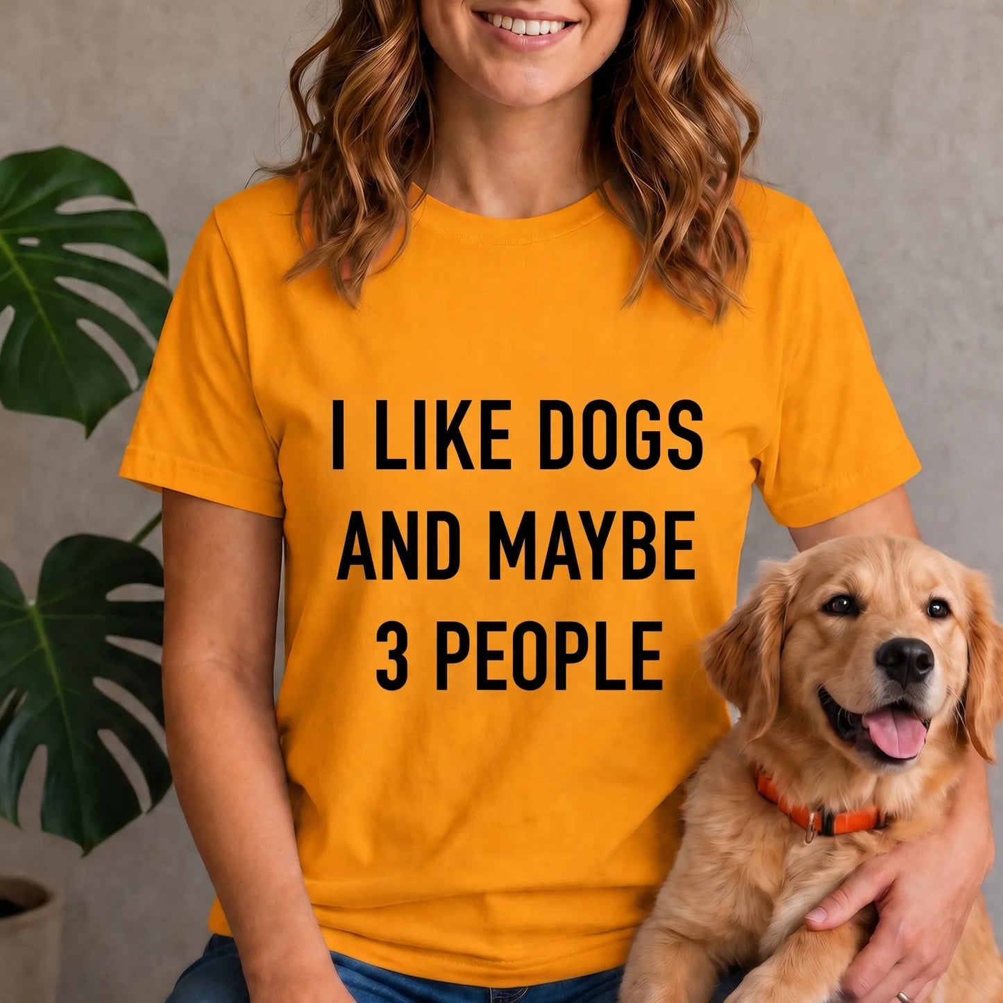 I like dogs and maybe 3 people Shirt