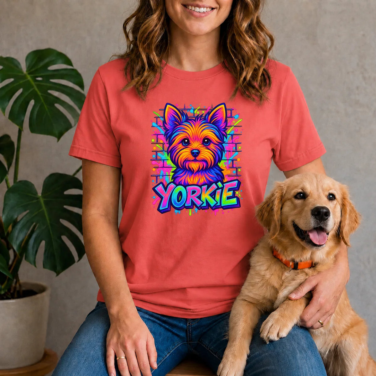 Graffiti Yorkie Shirt