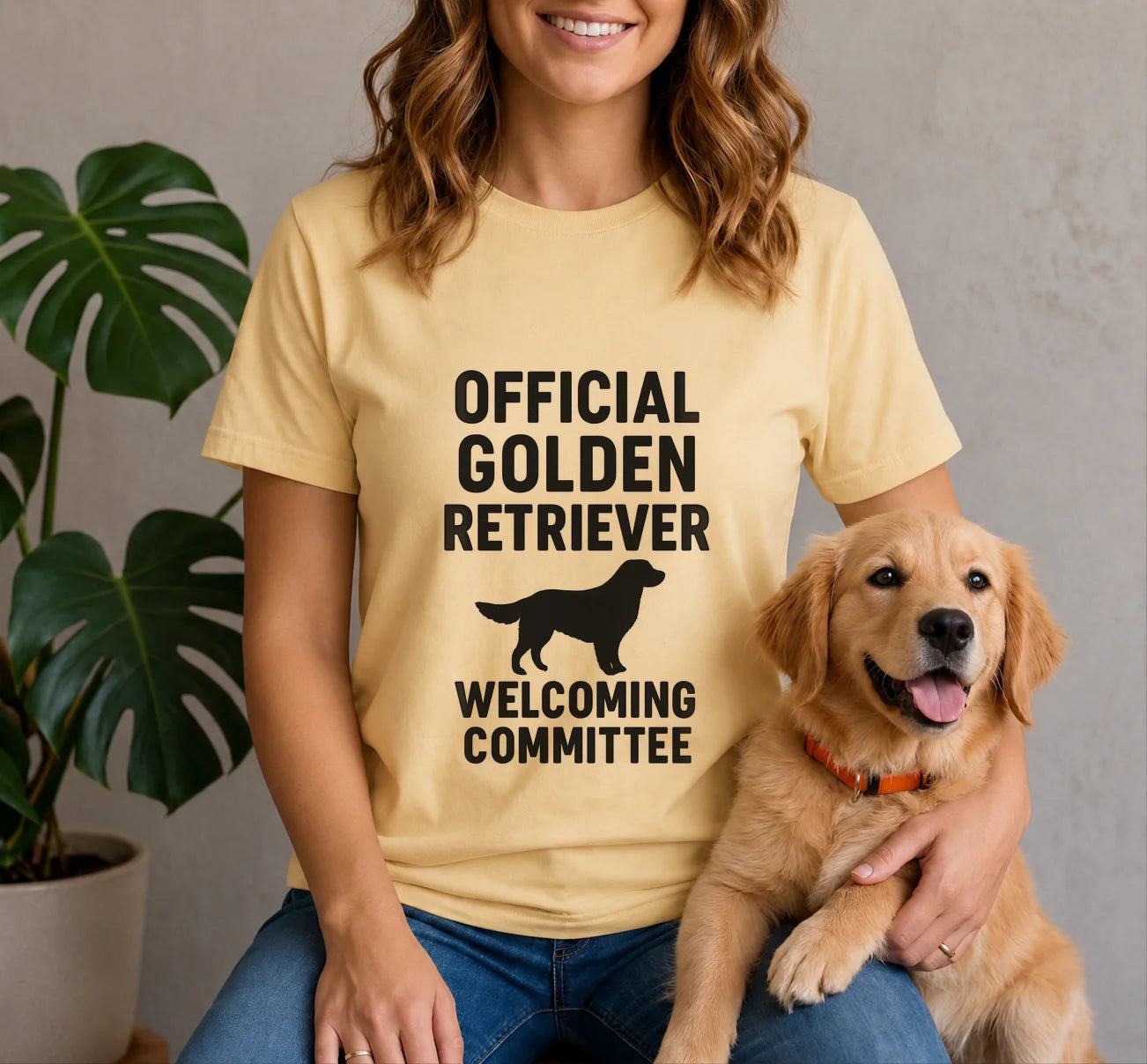 Golden Retriever Welcoming Committee Shirt