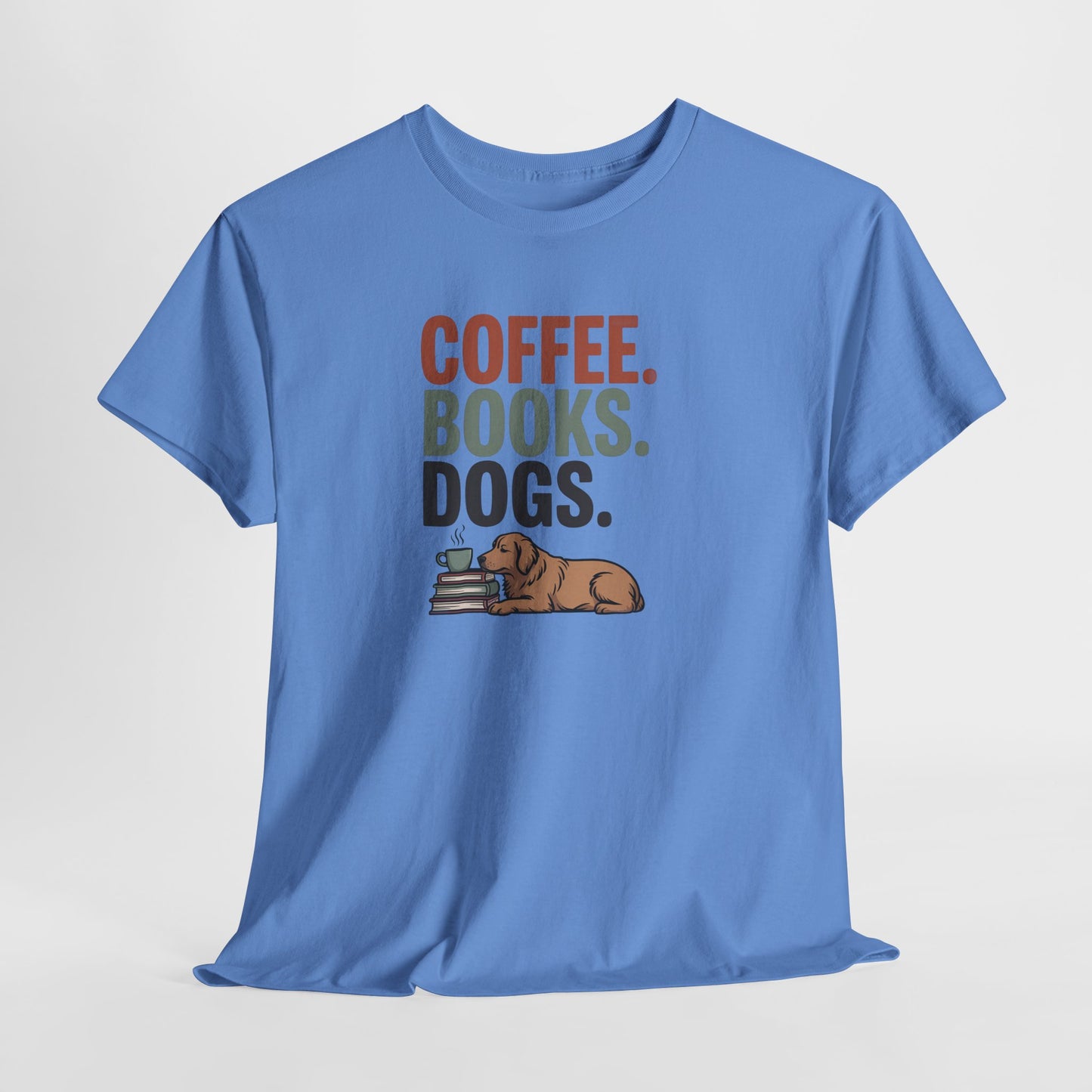 Coffee Books Dogs Shirt