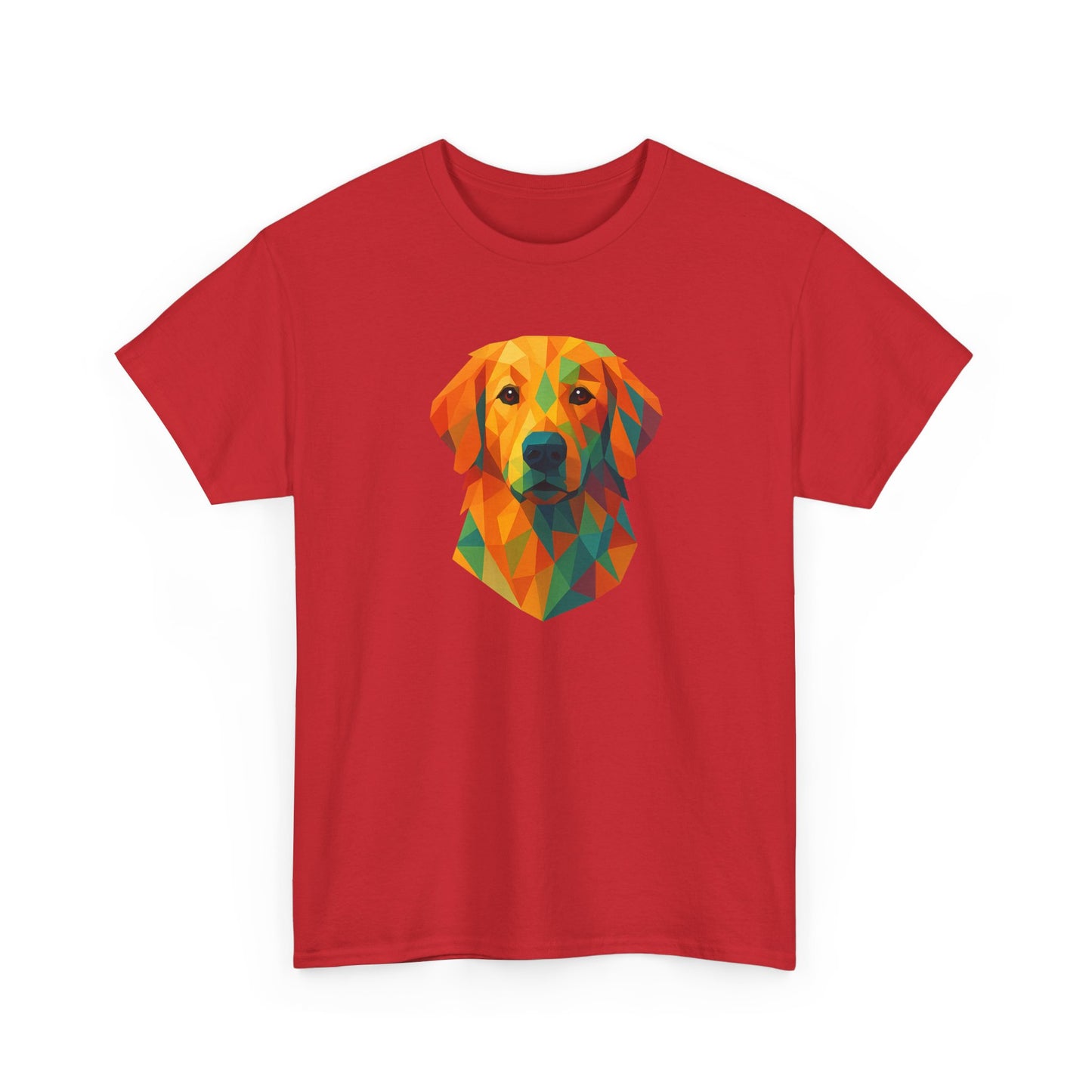 Geometric Golden Retriever Shirt