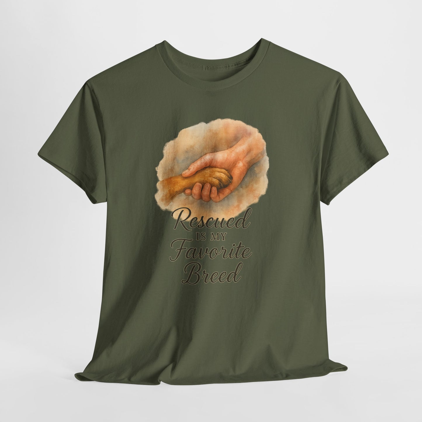 Rescued Is My Favorite Breed Shirt