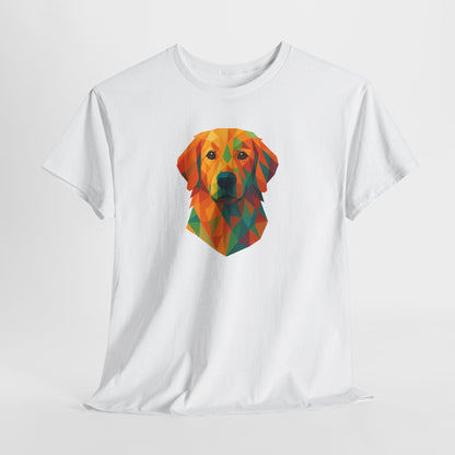 Geometric Golden Retriever Shirt