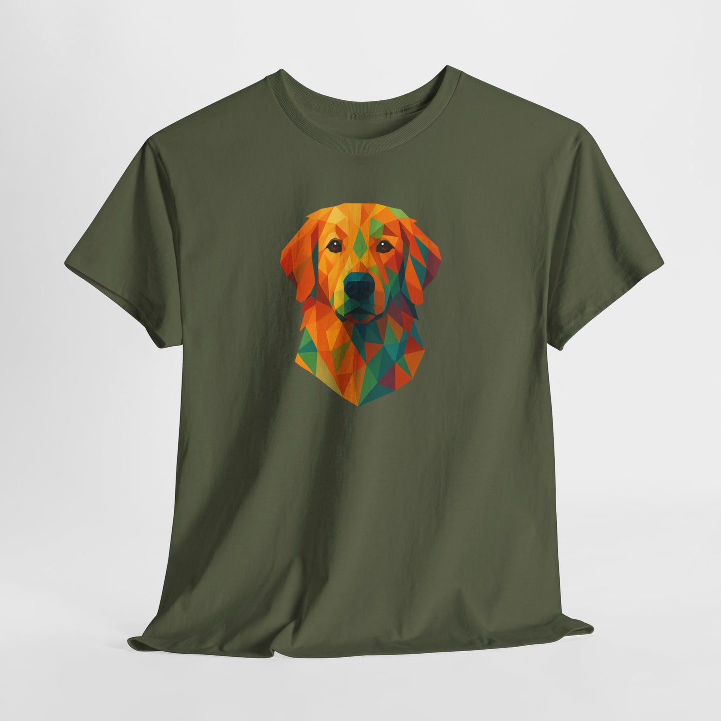Geometric Golden Retriever Shirt