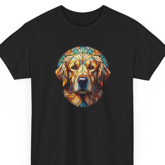 Stain Glass Golden Retriever Shirt