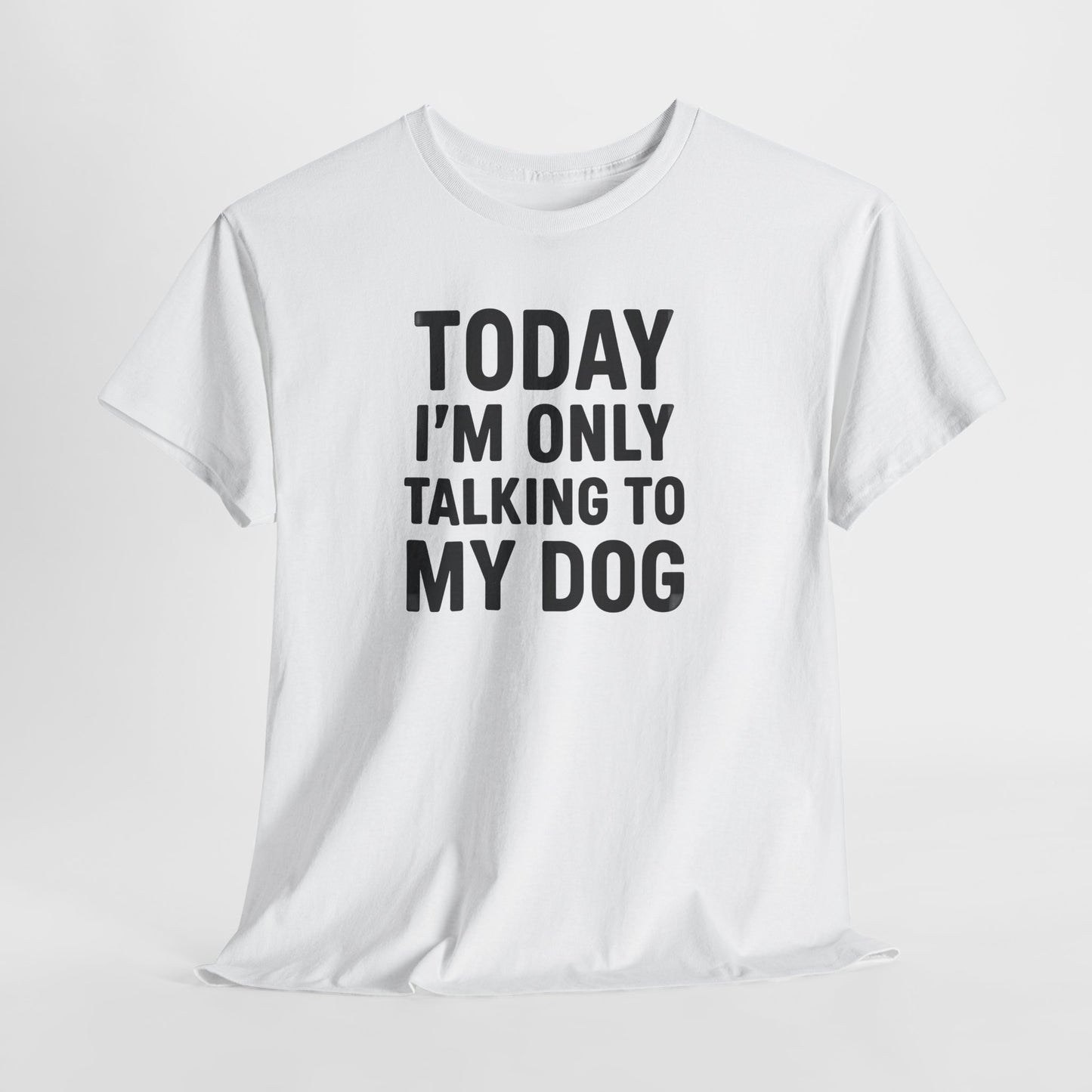 Today I'm Only Talking To My Dog Shirt