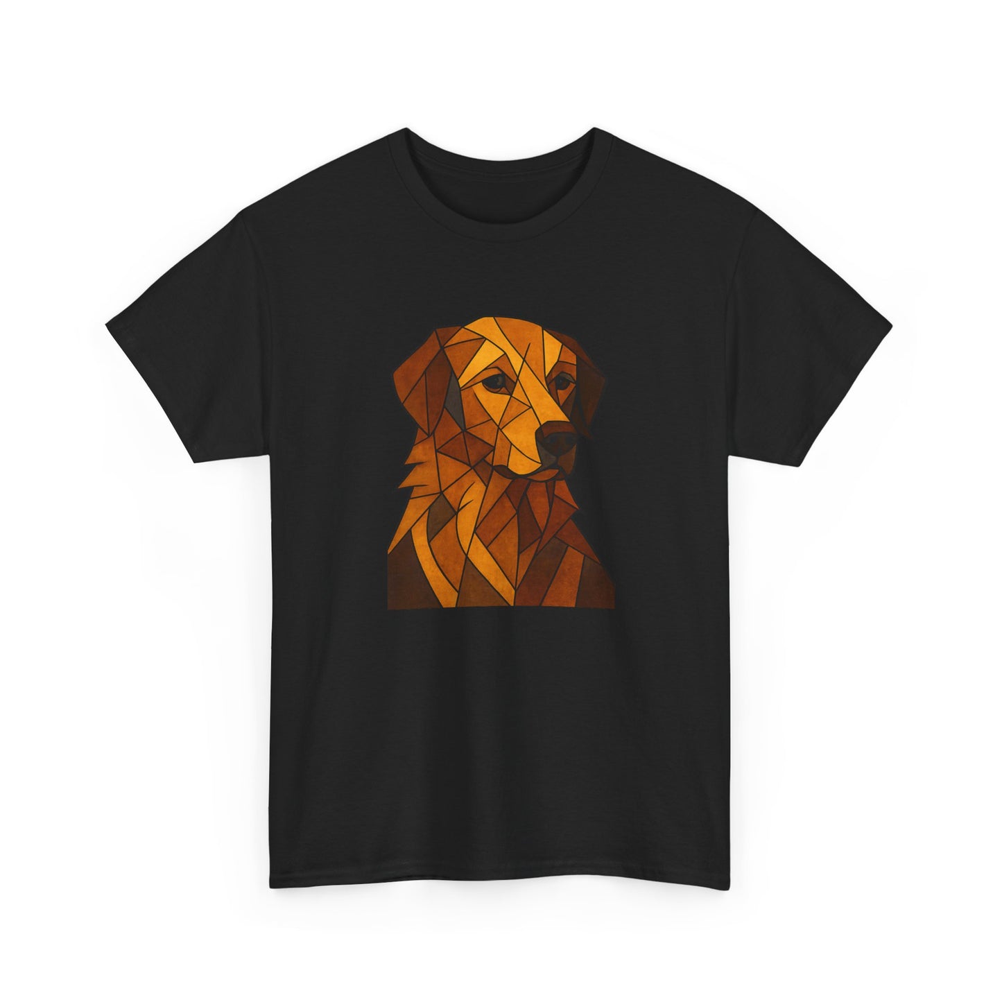 Stained Glass Golden Retriever Shirt