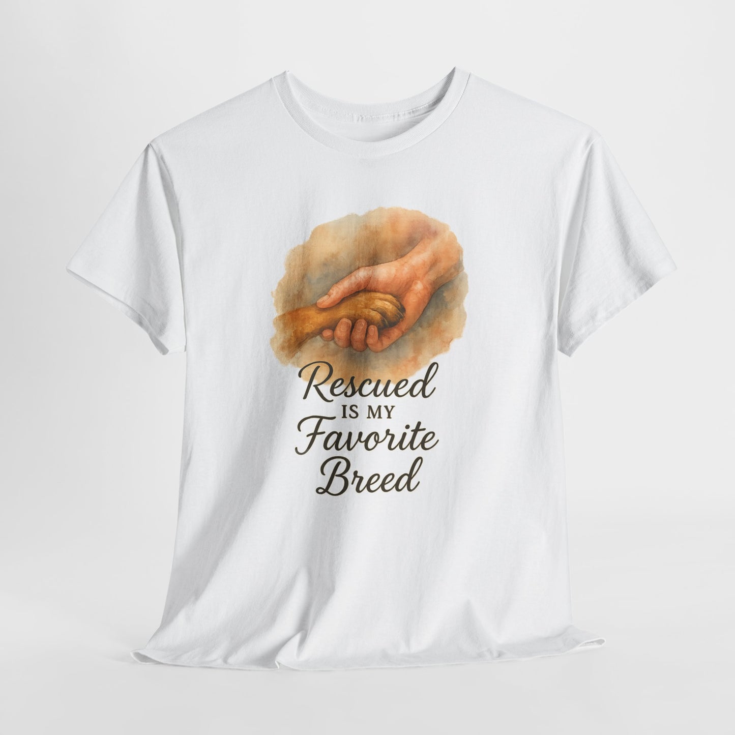Rescued Is My Favorite Breed Shirt