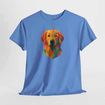 Geometric Golden Retriever Shirt