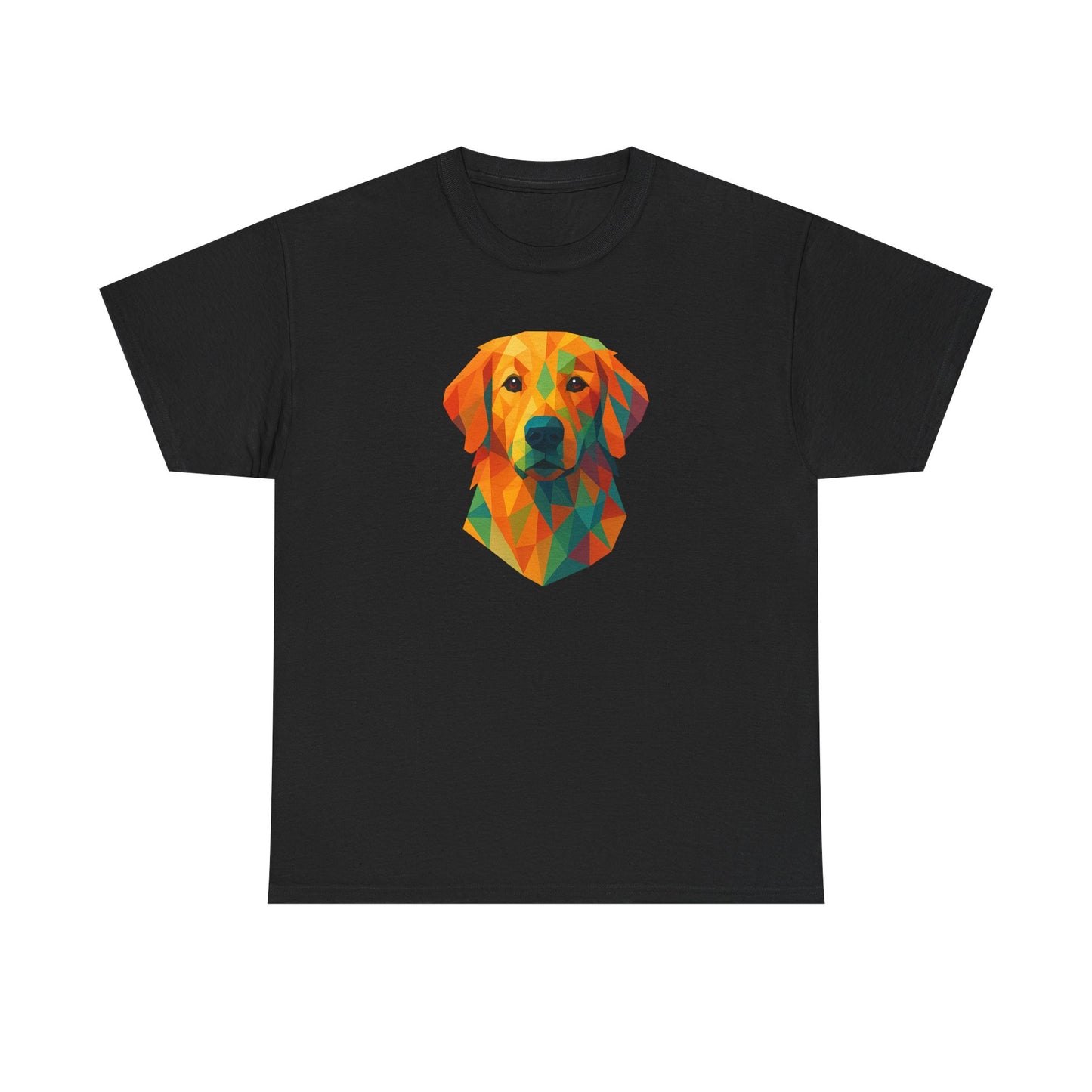 Geometric Golden Retriever Shirt