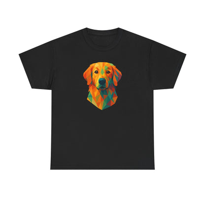 Geometric Golden Retriever Shirt