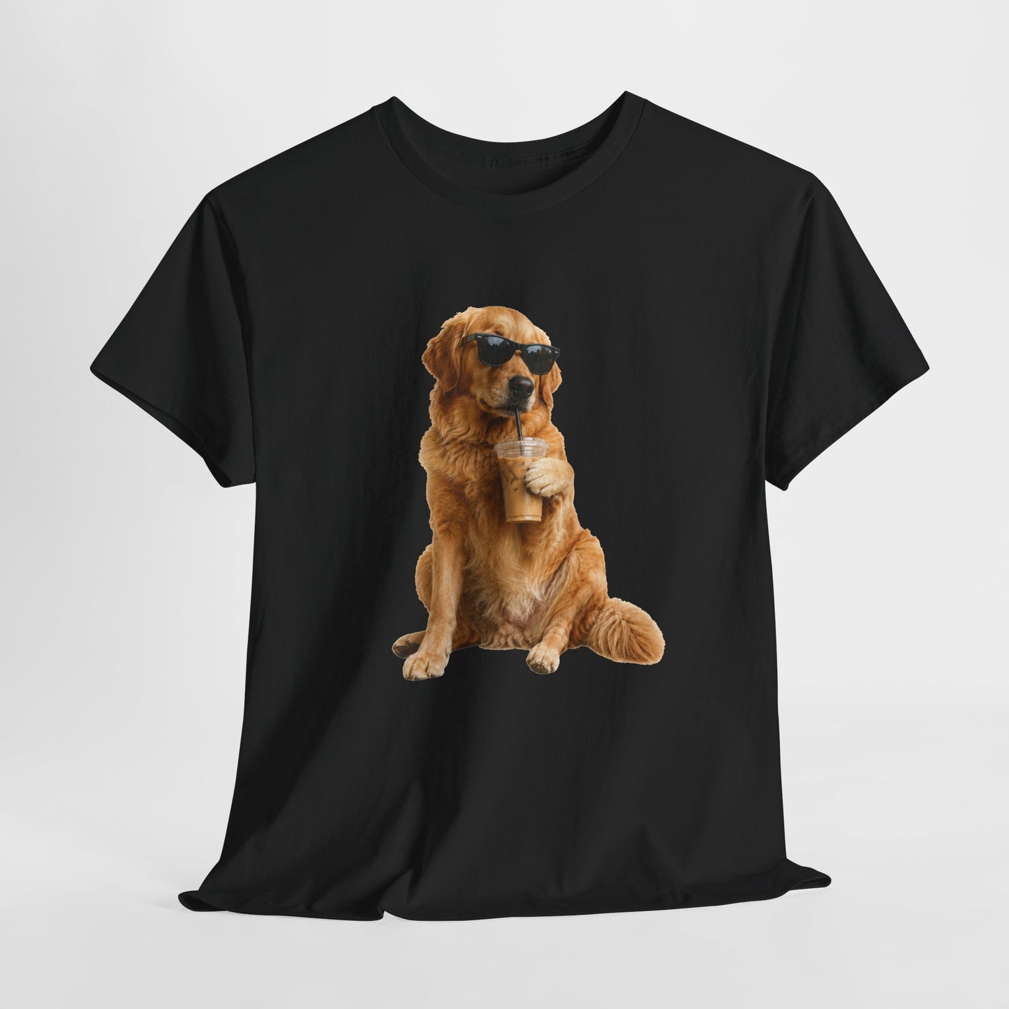 Golden Retriever Iced Coffee Shirt