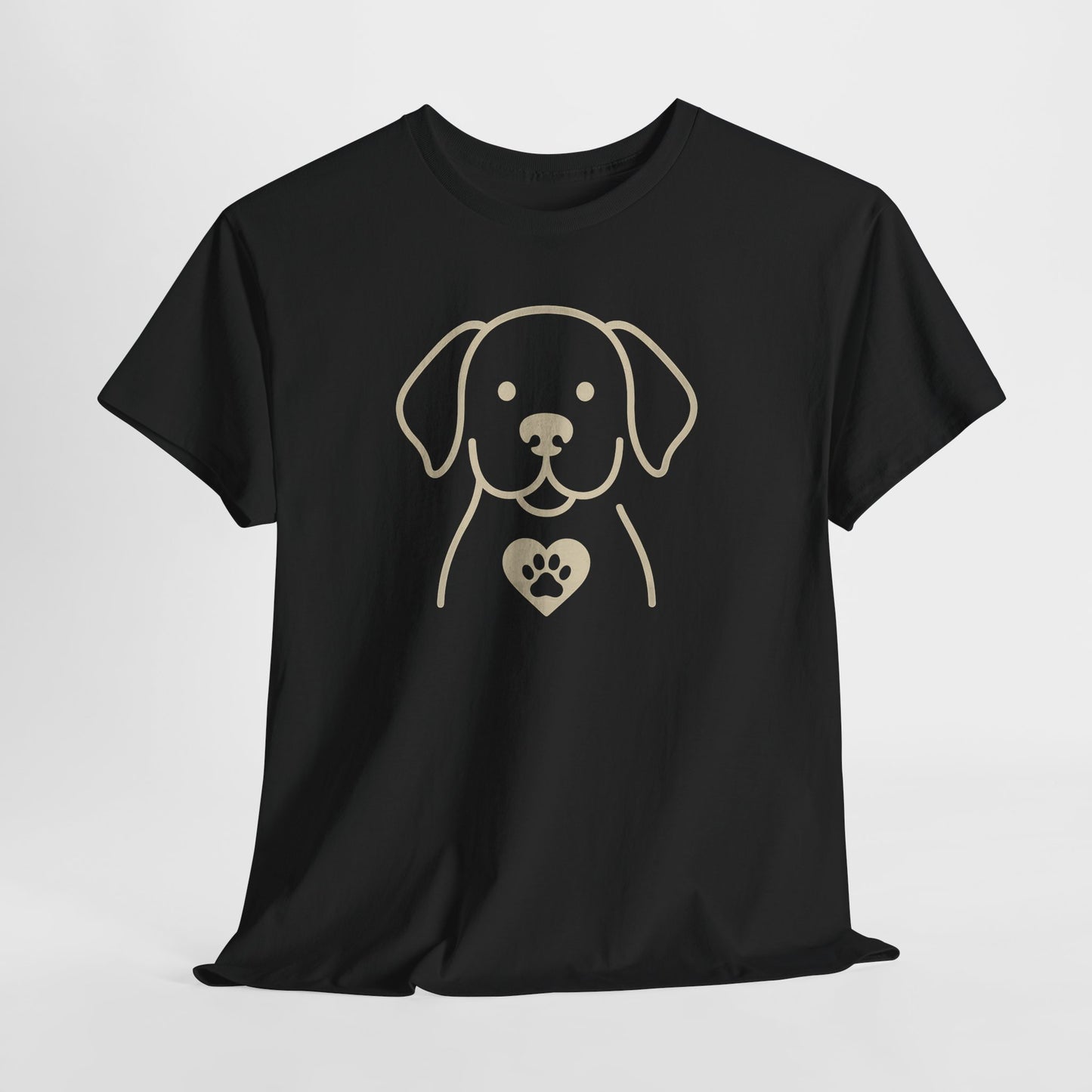 Golden Love Paw Silhouette Shirt