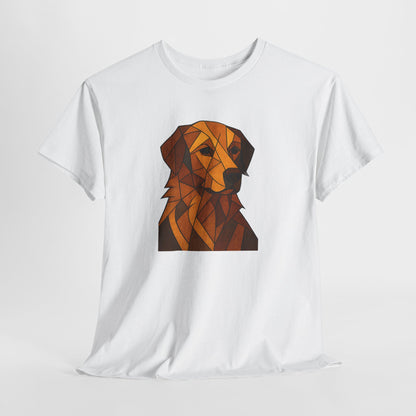 Stained Glass Golden Retriever Shirt