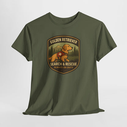 Golden Retriever Search and Rescue Shirt