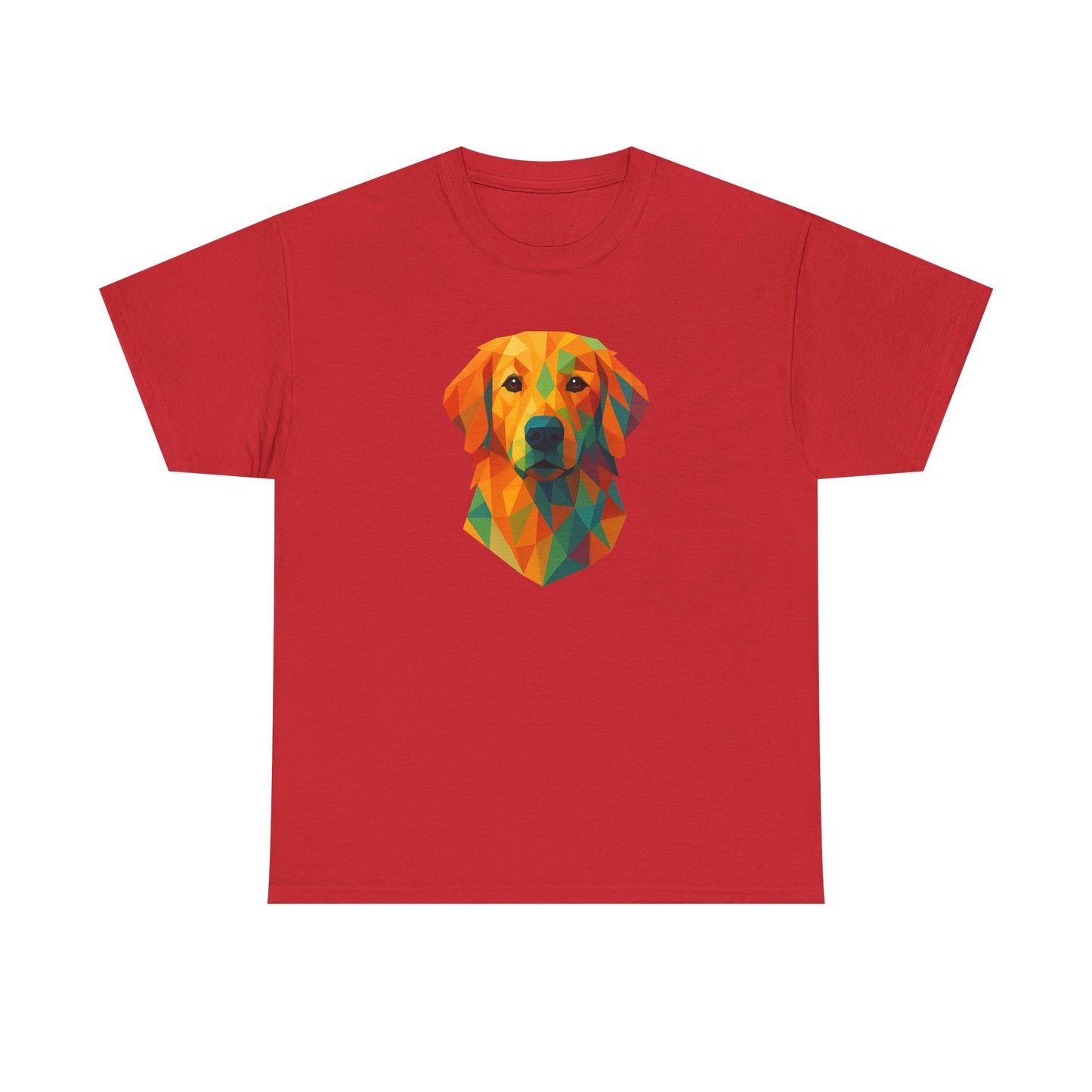 Geometric Golden Retriever Shirt