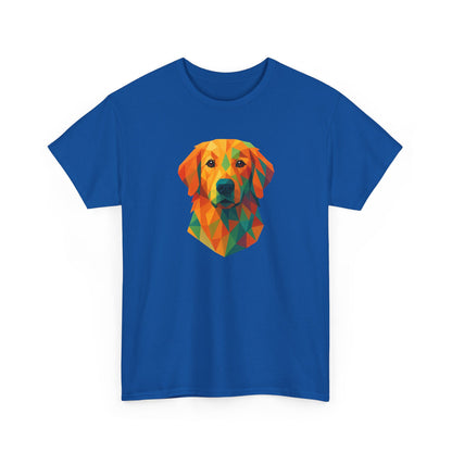 Geometric Golden Retriever Shirt