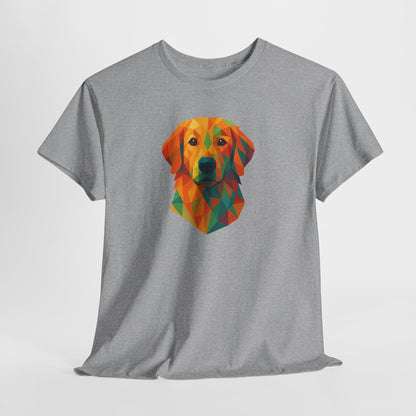 Geometric Golden Retriever Shirt