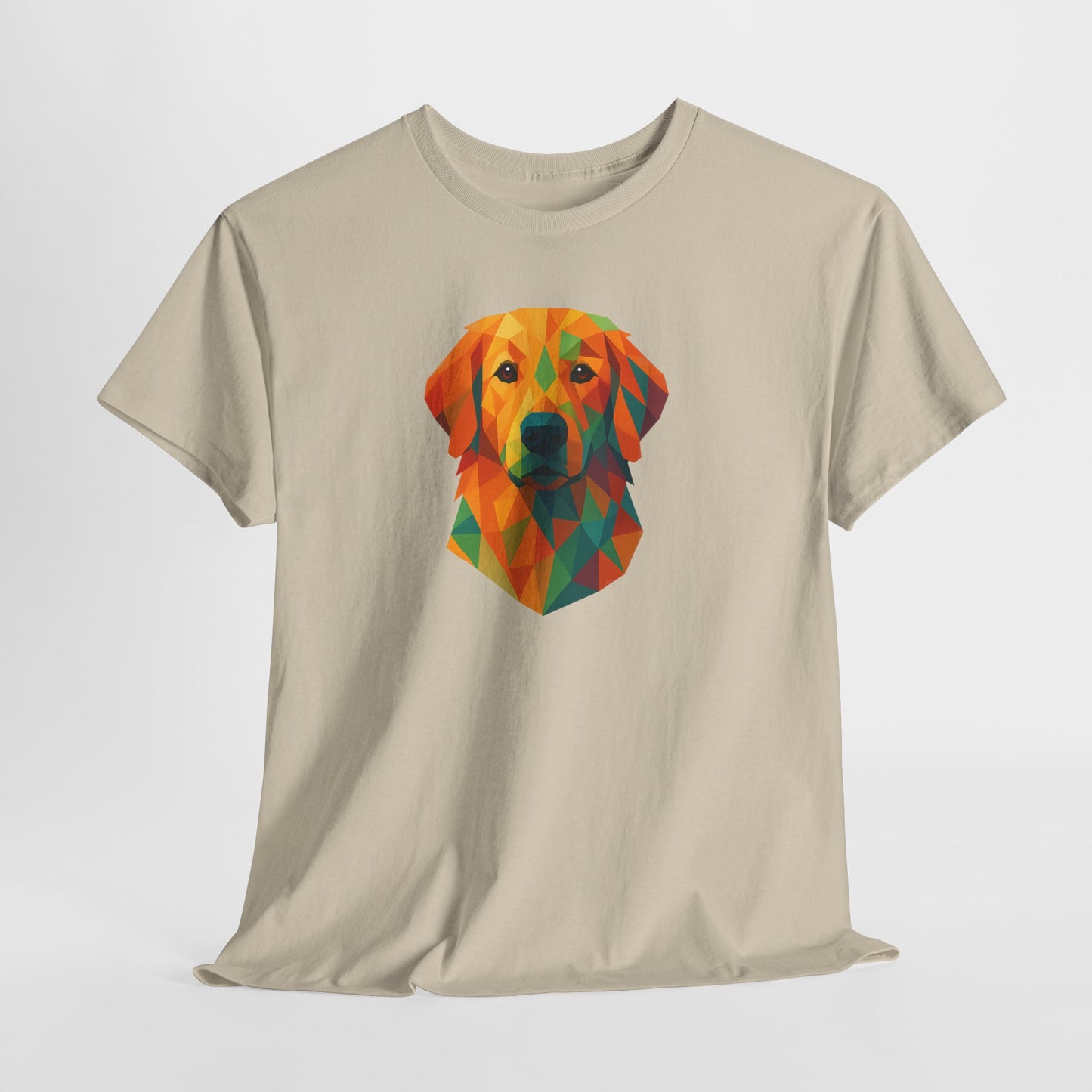 Geometric Golden Retriever Shirt