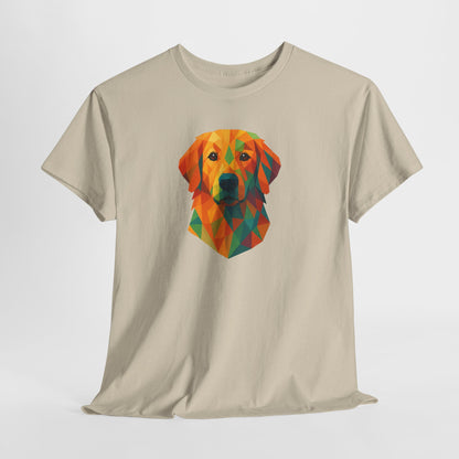 Geometric Golden Retriever Shirt