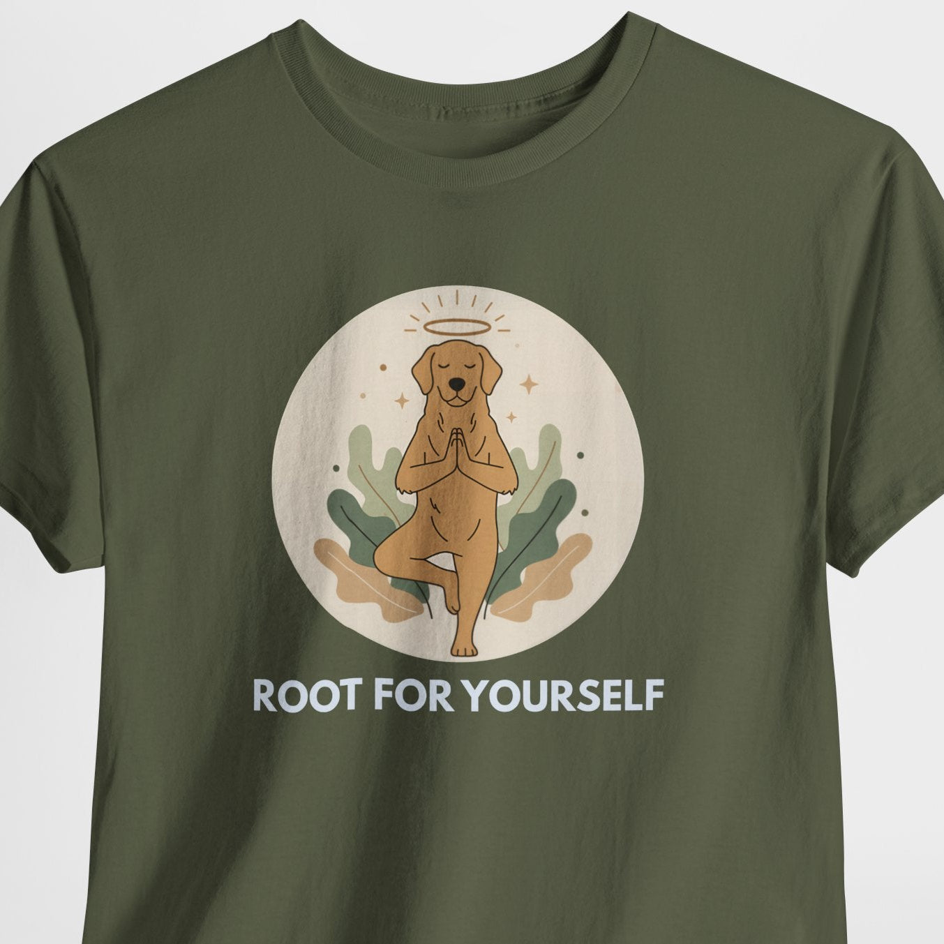 Dog Yoga Shirt – Root For Yourself Shirt
