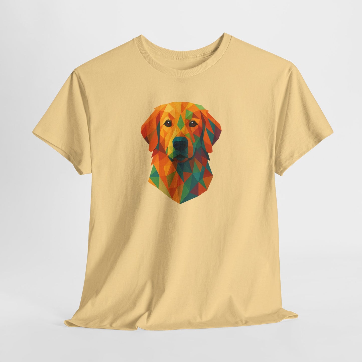 Geometric Golden Retriever Shirt