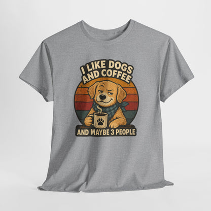 Coffee & Dogs Golden Retriever Shirt