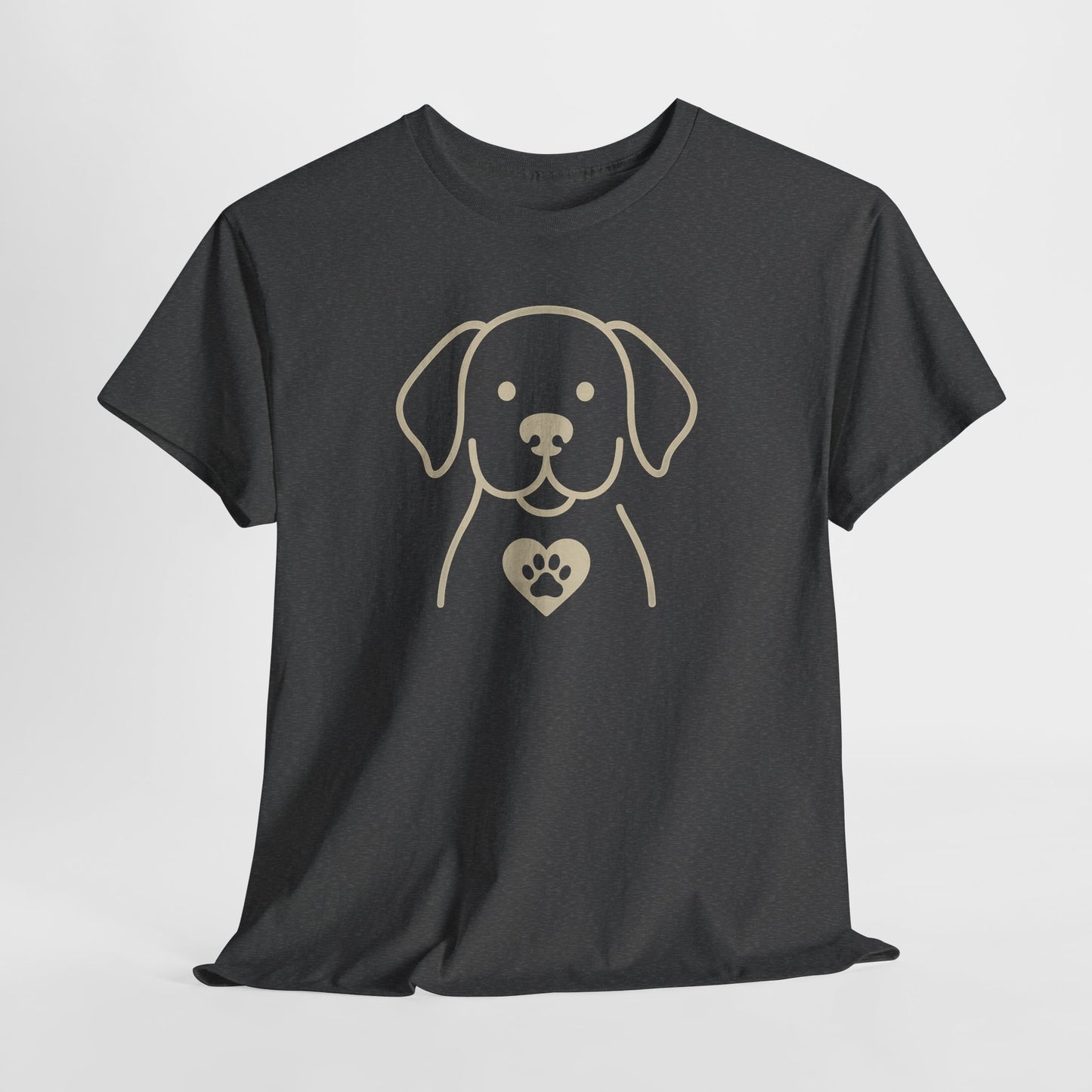 Golden Love Paw Silhouette Shirt