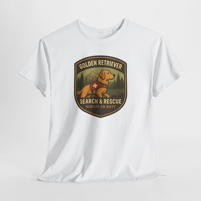 Golden Retriever Search and Rescue Shirt
