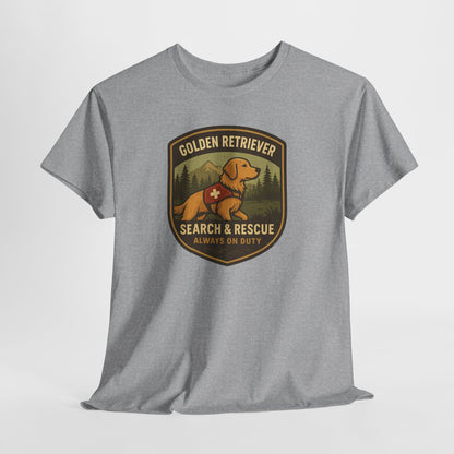 Golden Retriever Search and Rescue Shirt