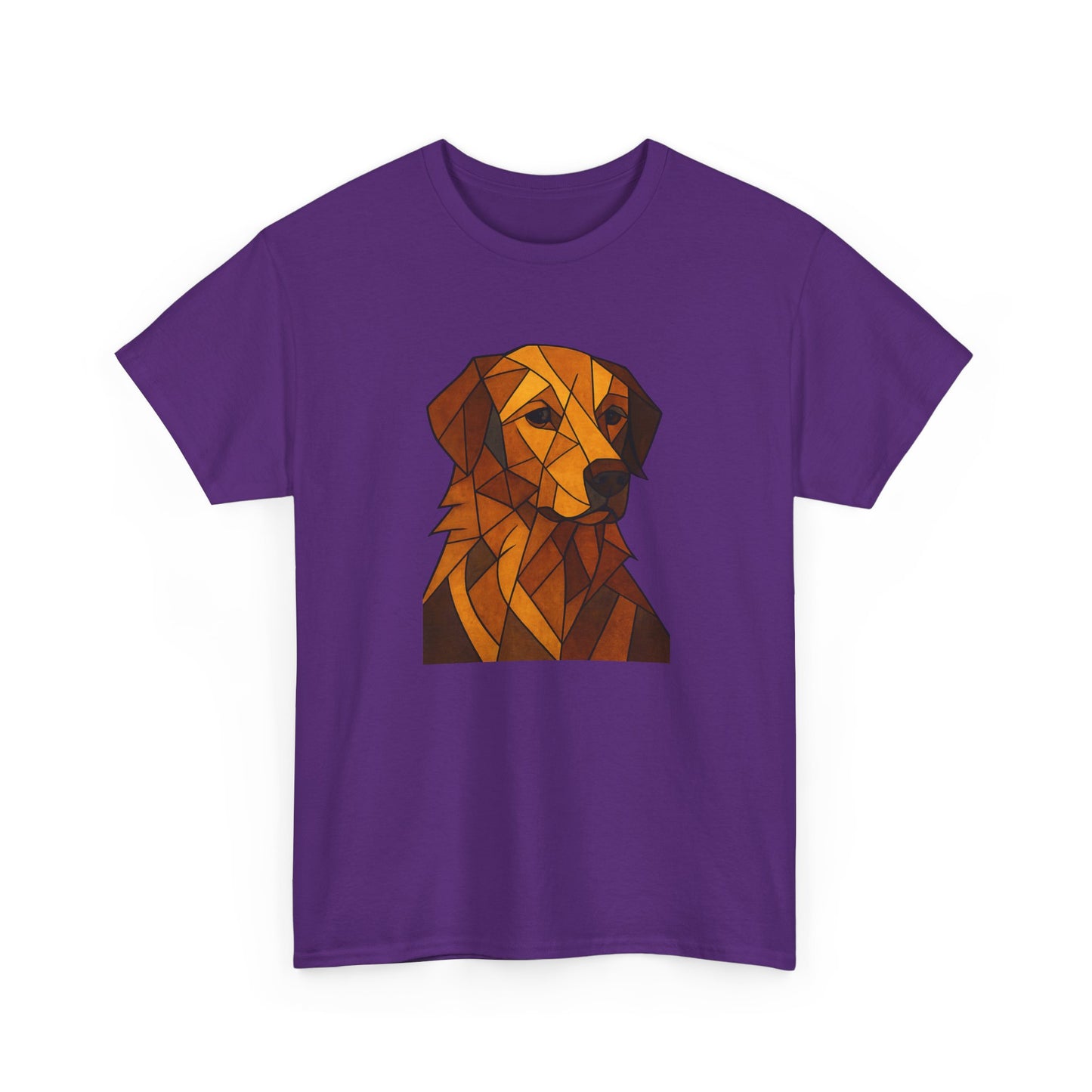 Stained Glass Golden Retriever Shirt