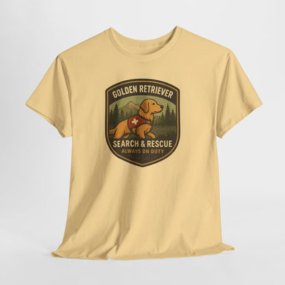 Golden Retriever Search and Rescue Shirt
