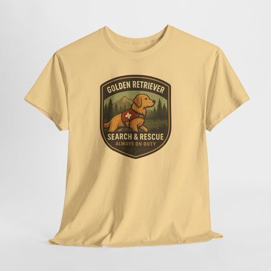 Golden Retriever Search and Rescue Shirt