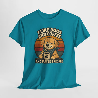 Coffee & Dogs Golden Retriever Shirt