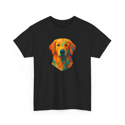 Geometric Golden Retriever Shirt