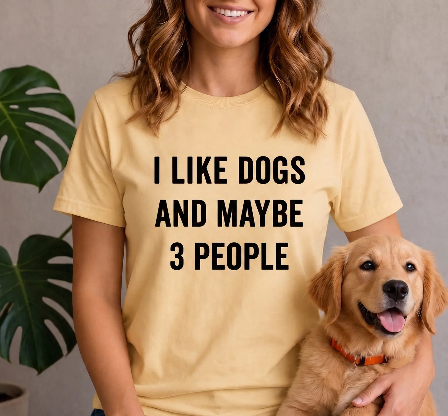 I like dogs and maybe 3 people Shirt