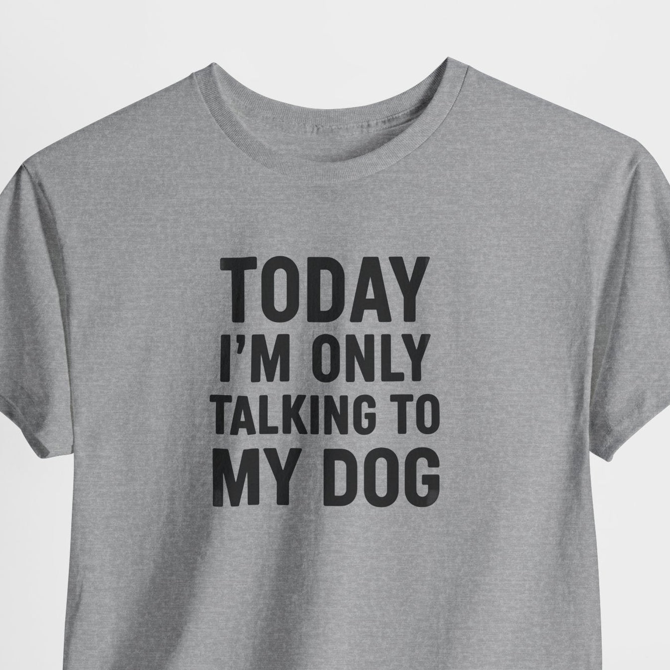 Today Im Only Talking To My Dog Shirt
