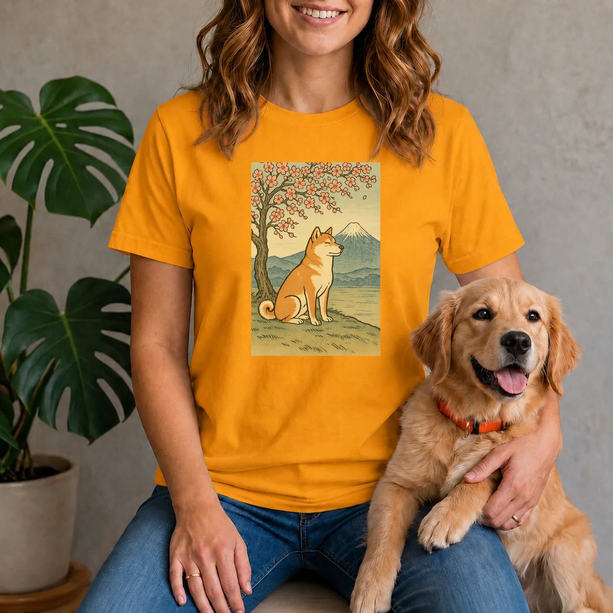 Cherry Blossom Shiba Inu Shirt