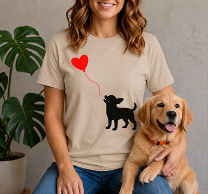 Chihuahua Heart Balloon Shirt