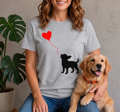 Chihuahua Heart Balloon Shirt