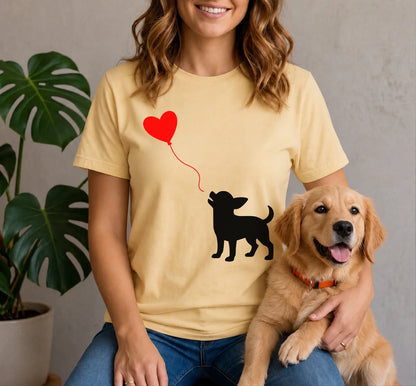 Chihuahua Heart Balloon Shirt