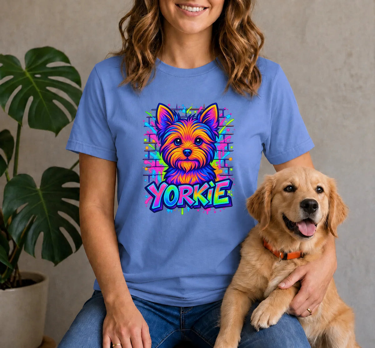 Graffiti Yorkie Shirt