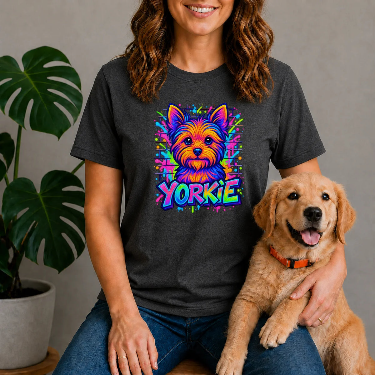 Graffiti Yorkie Shirt
