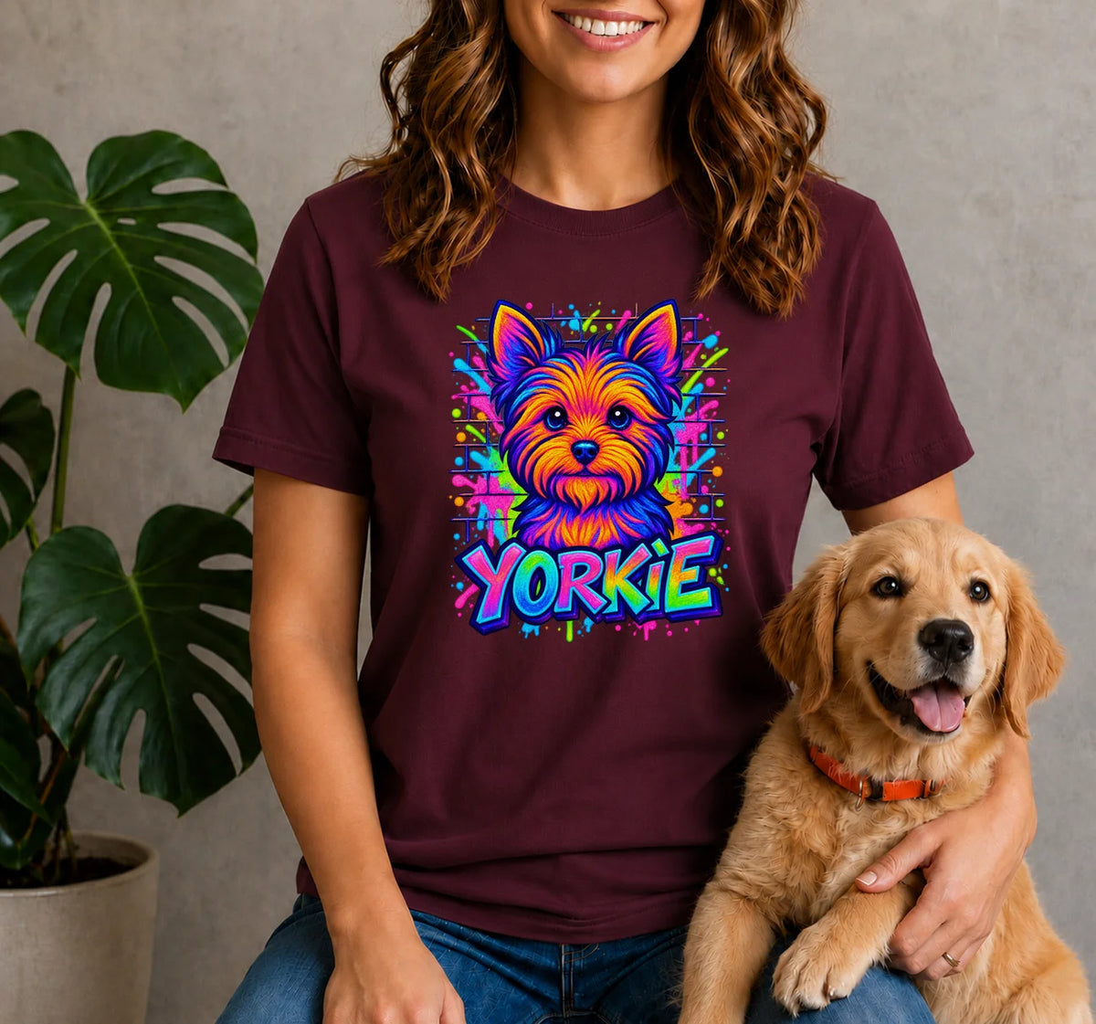Graffiti Yorkie Shirt
