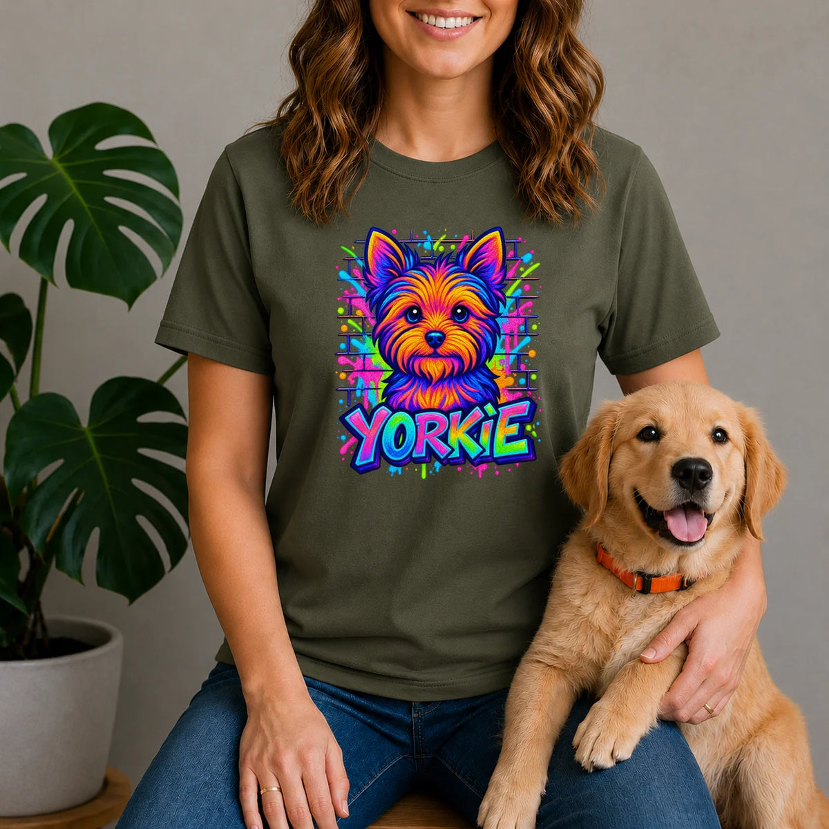 Graffiti Yorkie Shirt