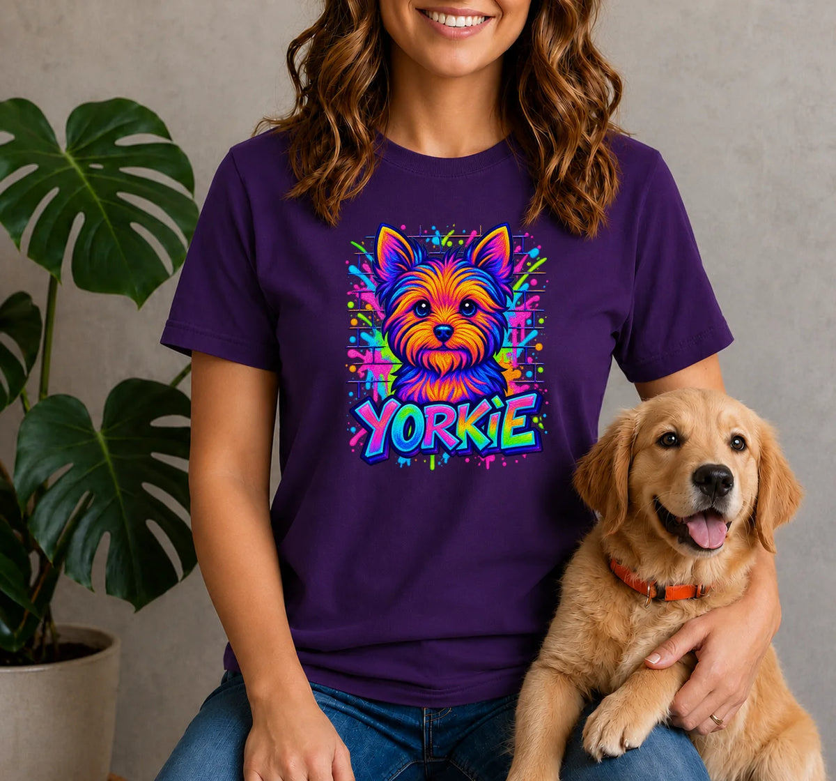 Graffiti Yorkie Shirt