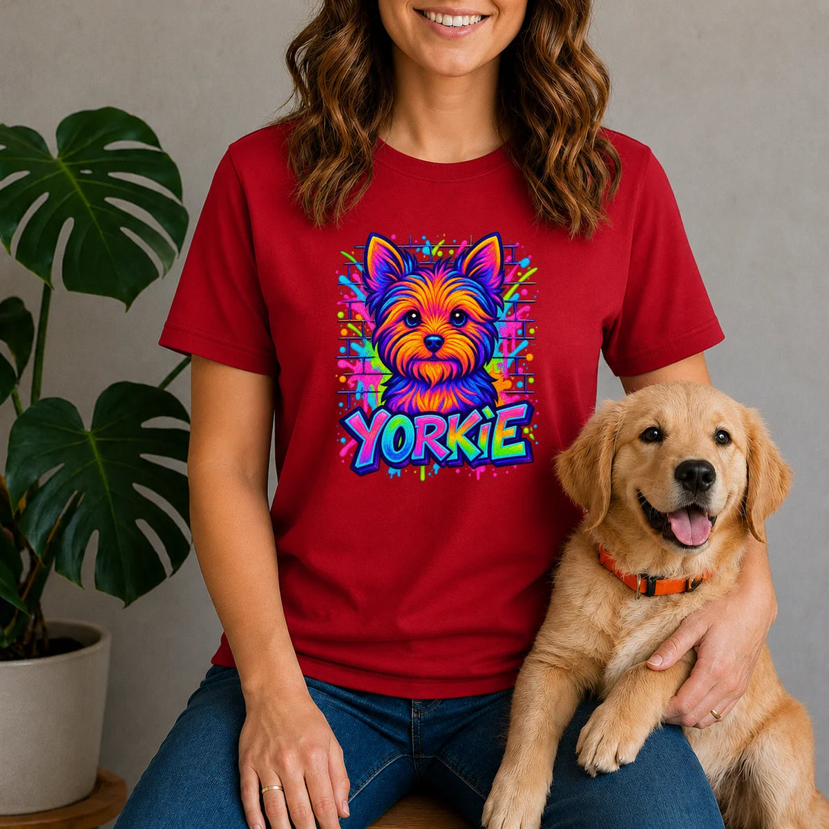 Graffiti Yorkie Shirt